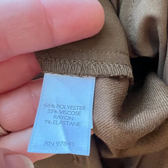 J. Jill Brown Dress Trousers 14T - Picture 6 of 9